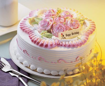 一品轩蛋糕\/玫瑰花环(3磅):3磅(10寸),蛋糕+双层